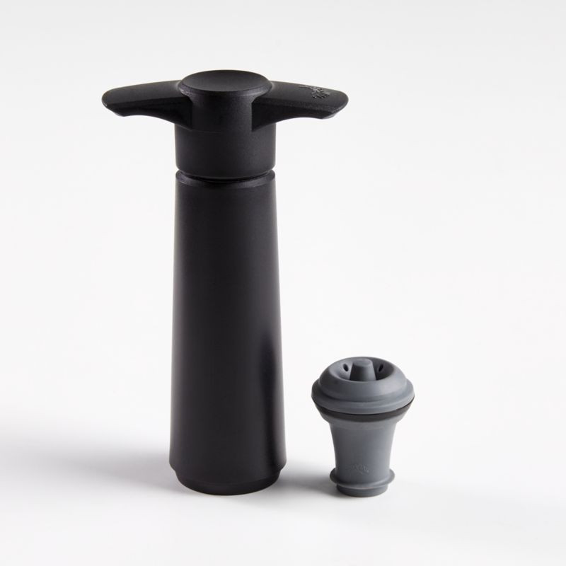 Vacu Vin Wine Saver/Stopper Set + Reviews | Crate and Barrel | Crate & Barrel