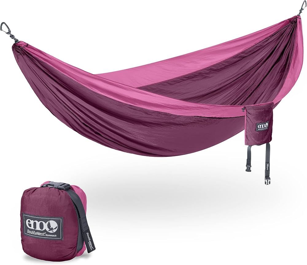 ENO DoubleNest Hammock - Lightweight, Portable, 1 to 2 Person Hammock - for Camping, Hiking, Back... | Amazon (US)