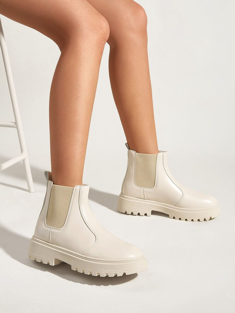 Minimalist Slip On Chelsea Boots | SHEIN