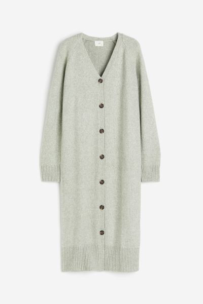 Fine-knit cardigan dress | H&M (UK, MY, IN, SG, PH, TW, HK)