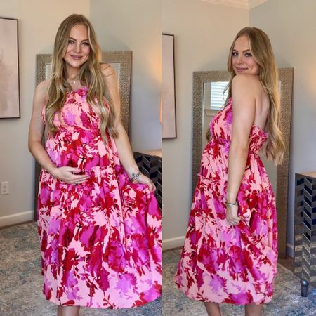 Vacation dress
Amazon 
Bump friendly 
Pregnant
Maternity 
Pink dress 
Baby shower gender reveal
Affordable
Summer 
Spring 
Tropical print 


#LTKfindsunder50 #LTKstyletip #LTKbump