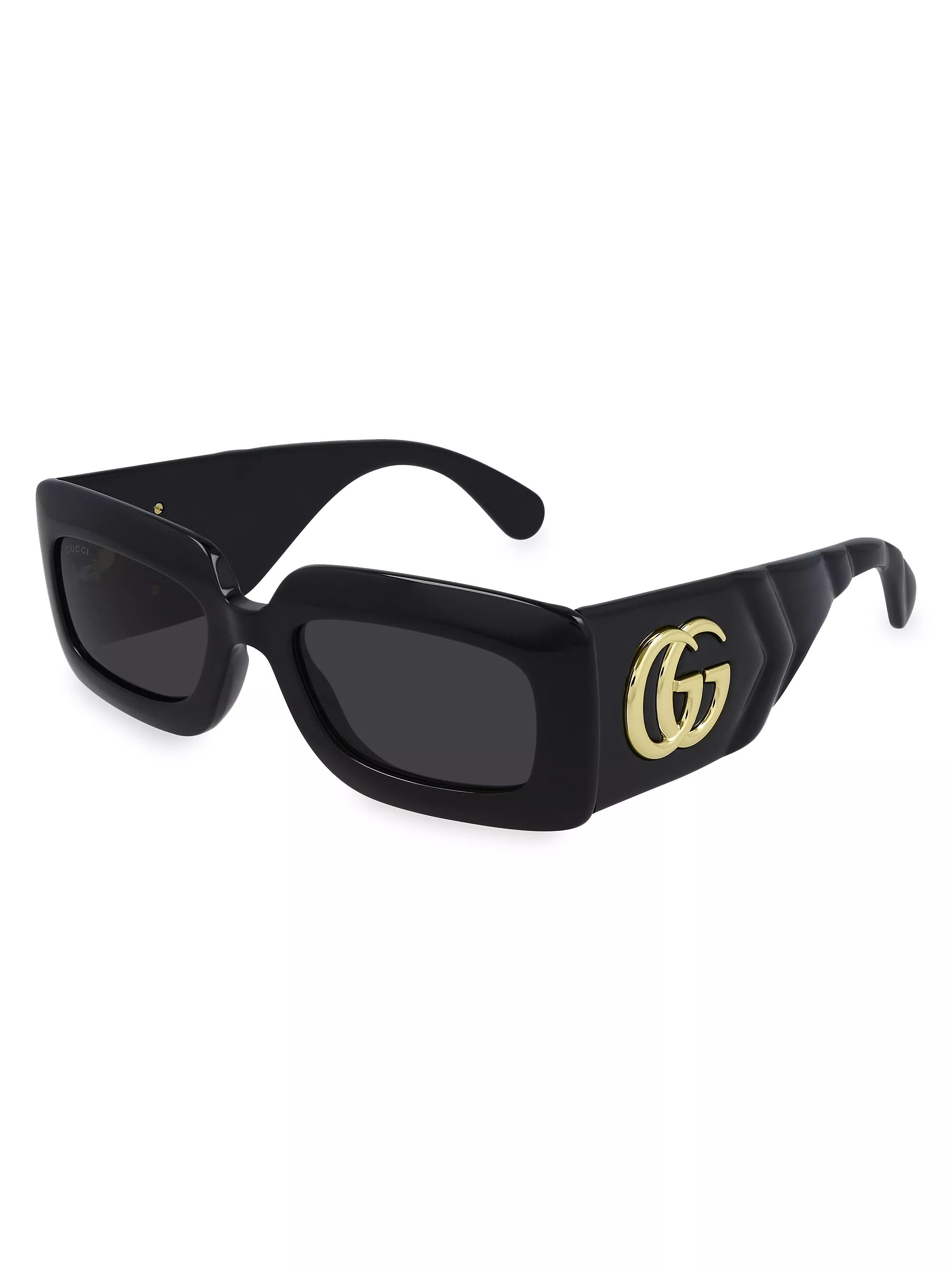 53MM Rectangular Shield Sunglasses | Saks Fifth Avenue
