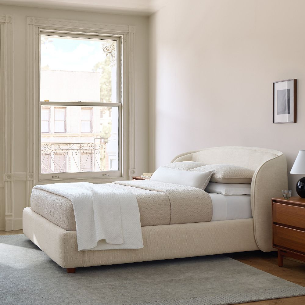 Rorie Upholstered Shelter Bed | West Elm (US)