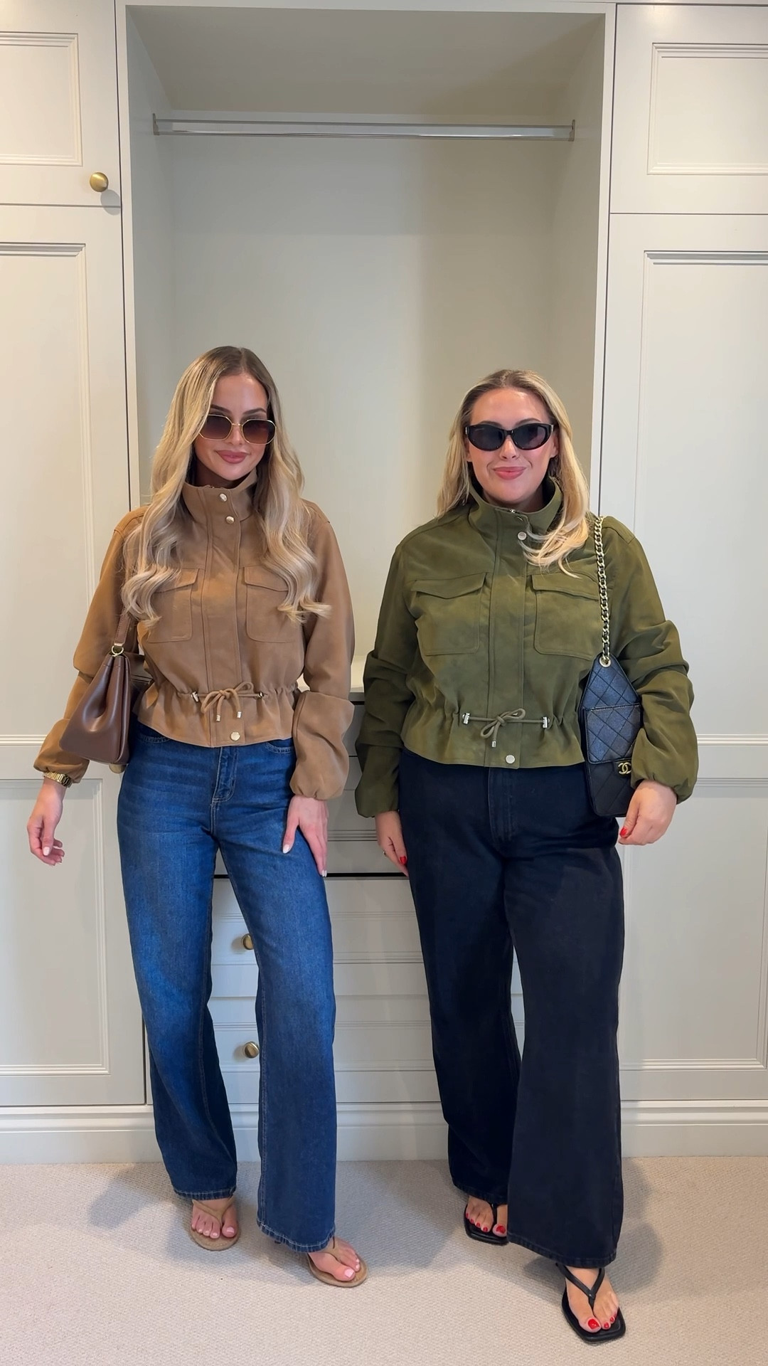 Unintentionally matching, because the jackets just that good 😮‍💨✨

Khaki or tan? Which is your fav? ⬇️

river island everyday outfit jacket suede funnel neck outfit INSPO 

#LTKootd #LTKgrwm #LTKSeasonal