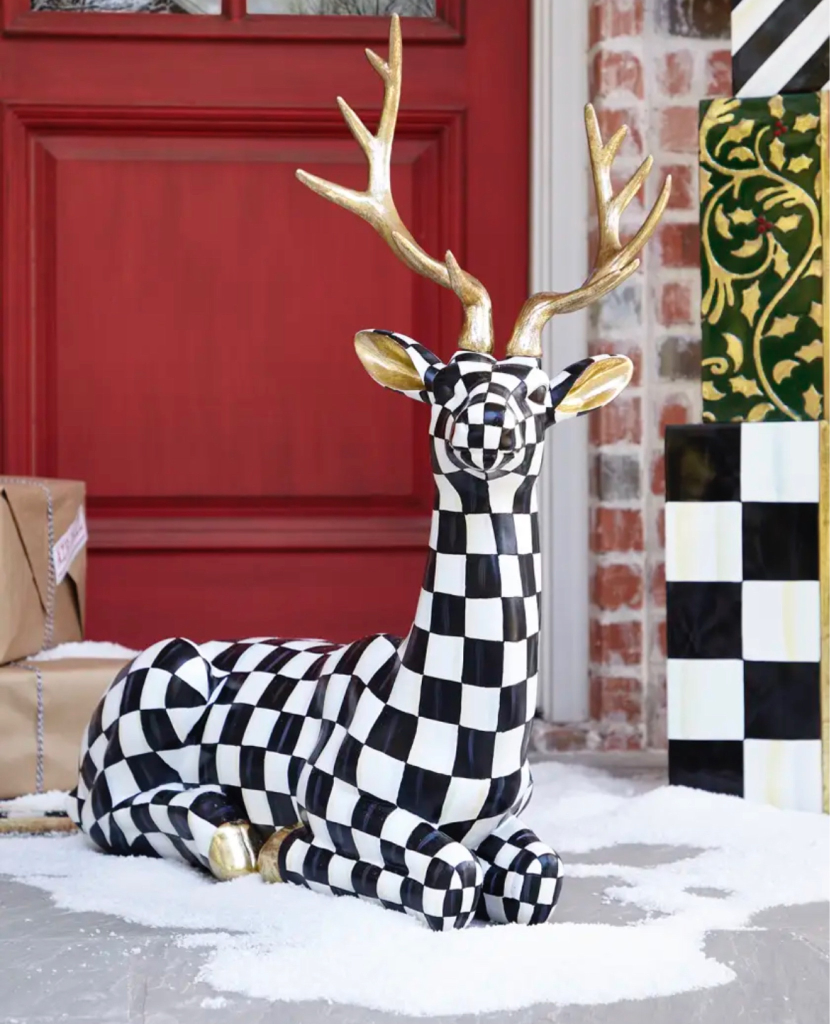 
#restingdeer #checkerdeer #elegantdeerstatue #eleganthomedecor #home #holiday #holidaydecor #christmas #christmasdecor #classichome #festivehome #holidayhomedecor #christmashomedecor #christmashome #liketoknowit #decorate #holidaydecorations #decorateforChristmas 

#LTKGiftGuide #LTKHoliday #LTKSeasonal