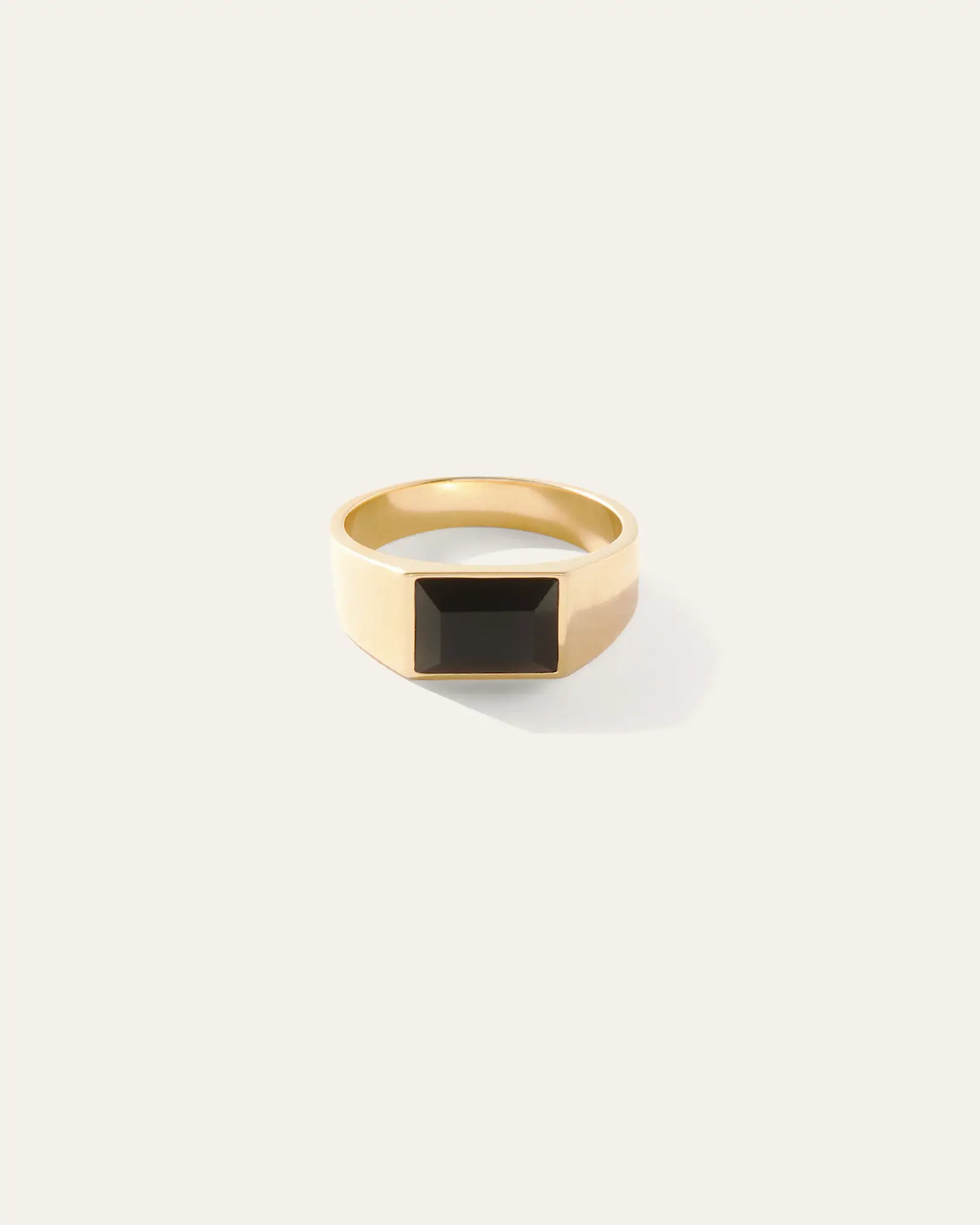 Onyx Rectangular Ring | Quince