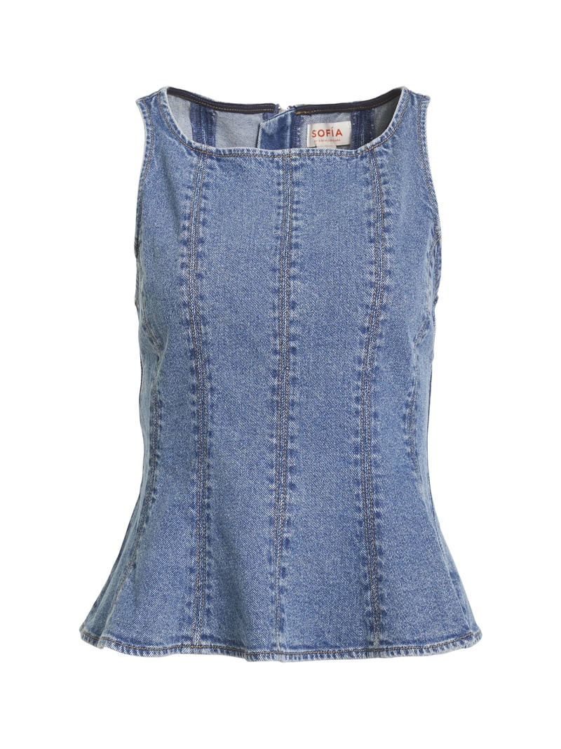 Sofia Vergara Women's Peplum Top, Sizes 0-20 | Walmart (US)