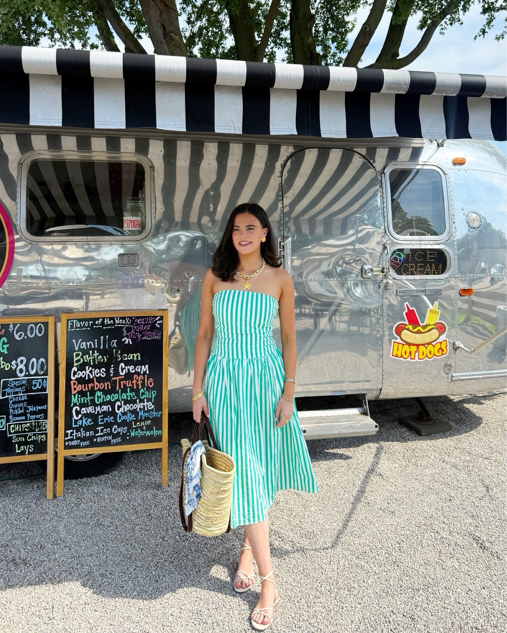 Easy breezy outfit for lake living! My dress is new from Avara!