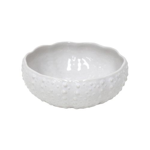 Sea Urchin Shaped White Aparte Serving Bowl | Caron's Beach House