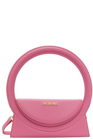 Pink 'Le Sac Rond' Shoulder Bag | SSENSE