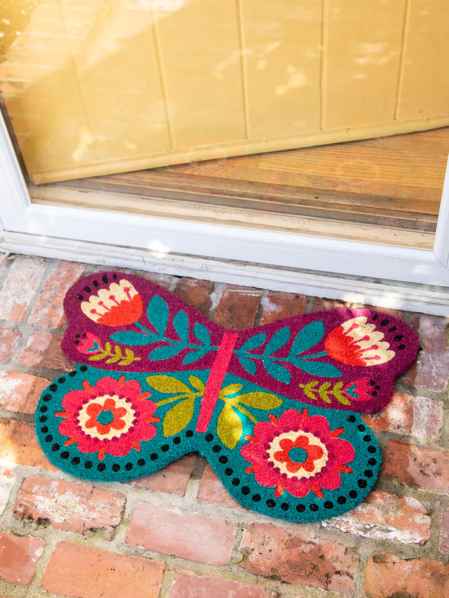 Bungalow Doormat - Butterfly | Natural Life