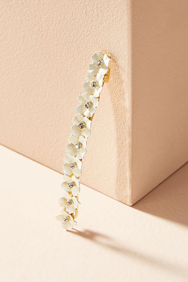 Painted Garden Row Barrette | Anthropologie (US)