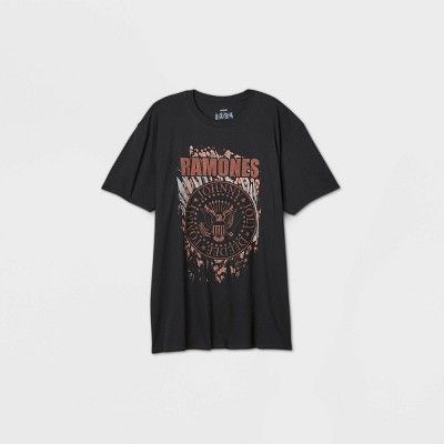 Women's Ramones Short Sleeve Graphic T-Shirt - (Regular & Plus) Black | Target