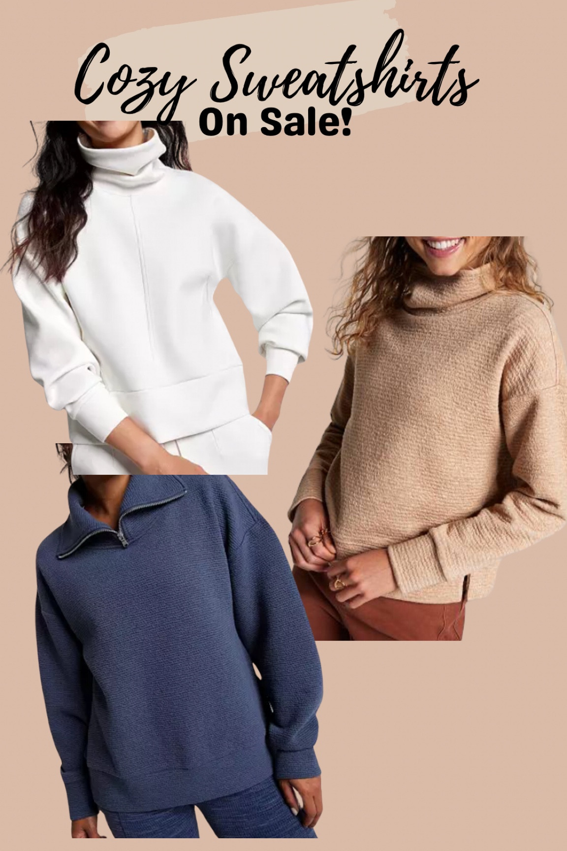 Love this cozy Calia brand sweatshirts on sale right now! Love the colors and great quality! Winter fashion • clearance • pullovers • casual outfit • zip up sweatshirt • neutral shirt 

#LTKfindsunder50 #LTKsalealert #LTKover40