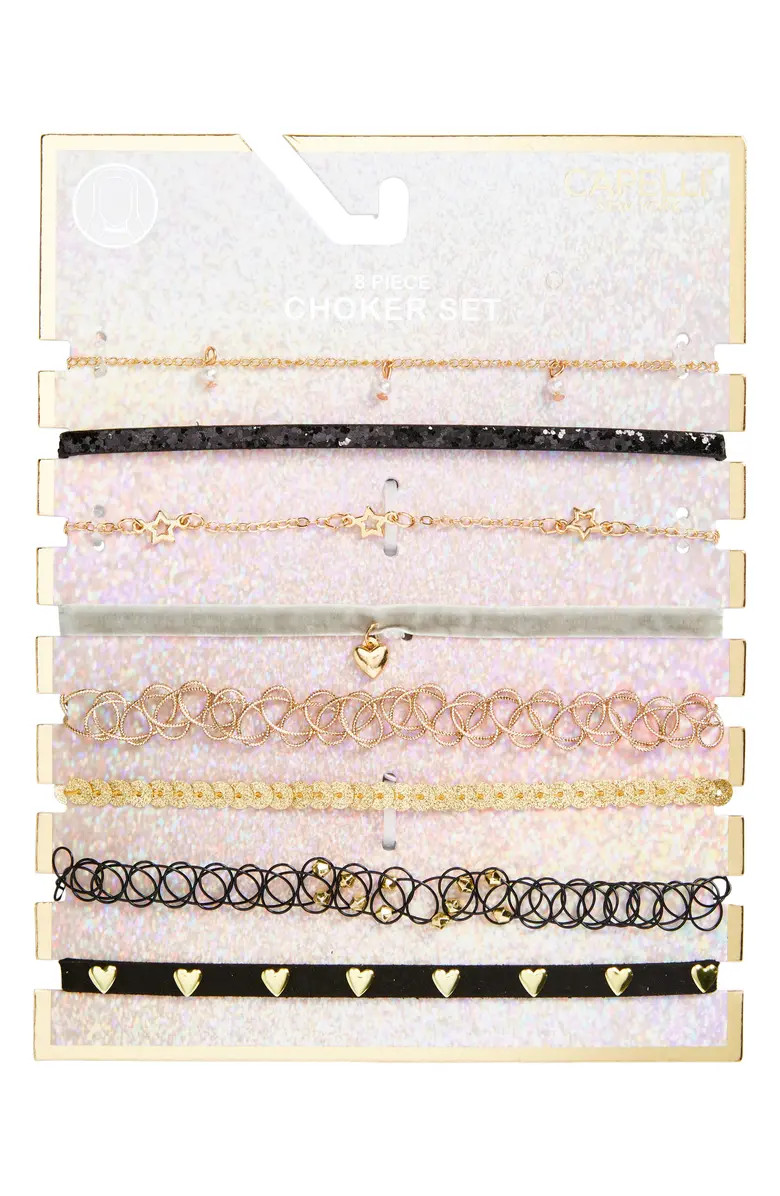 Capelli New York Kids' Assorted 8-Pack Chokers | Nordstrom | Nordstrom