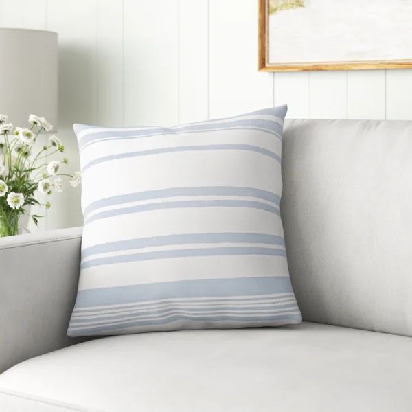 Layne Striped Linen Throw Pillow | Wayfair North America