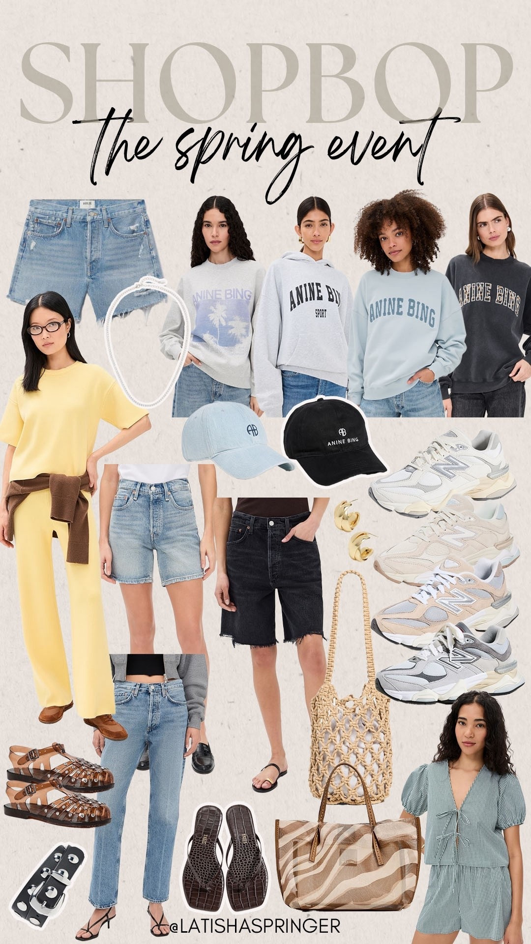 The best Shopbop sale is here! Take 20% off The Spring Event! So many of my faves on sale + things I’m eyeing! 

#shopbop

Shopbop sale. Shopbop spring event. The spring event at Shopbop. Anine bing on sale. Agolde denim on sale. Agolde denim shorts on sale. Butter yellow matching set. Levi’s denim shorts on sale. New balance sneakers on sale. Tennis necklace  

#LTKSeasonal #LTKootd #LTKSaleAlert