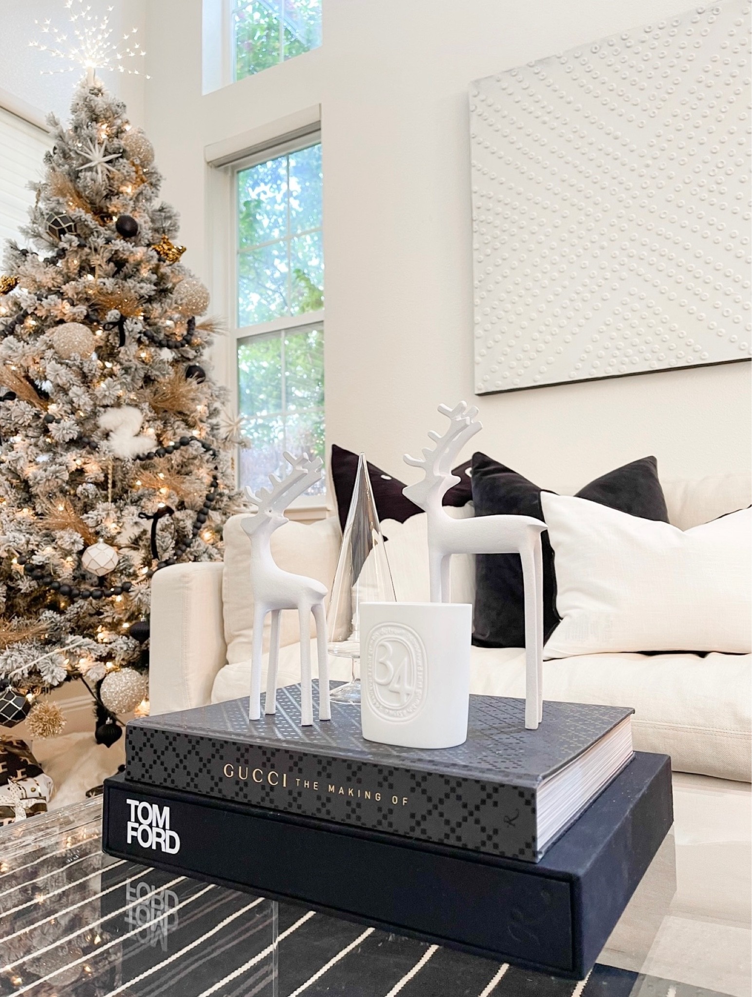 Last years Christmas decor! Linked what I could! Crate & Barrel, modern home. Black and white #neutralhome

#LTKSeasonal #LTKHoliday #LTKhome