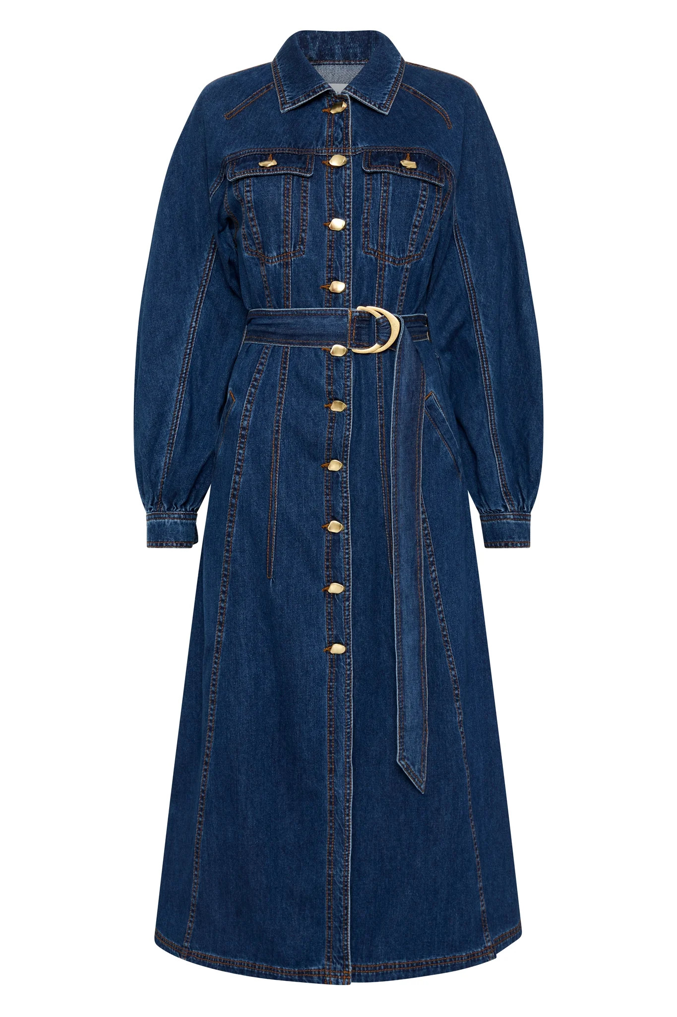 Colorado Denim Midi Dress | aje. (Australia and New Zealand)