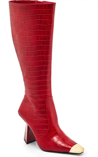 NINETY UNION Jada Metal Cap Toe Tall Boot (Women) | Nordstromrack | Nordstrom Rack