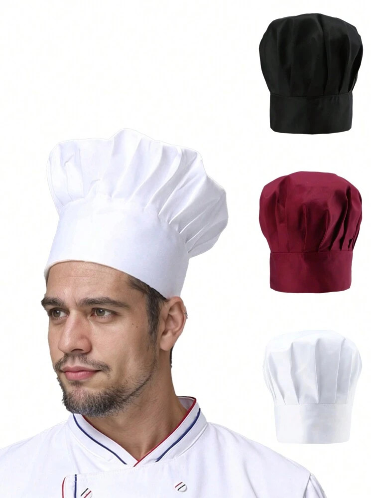1 pezzo Set regolabile di cappello da chef multicolore + grembiule, unisex adatto per la cucina, ... | SHEIN