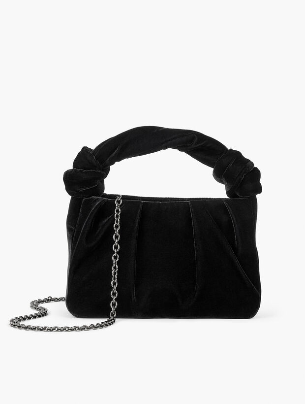 Velvet Knotted Clutch | Talbots
