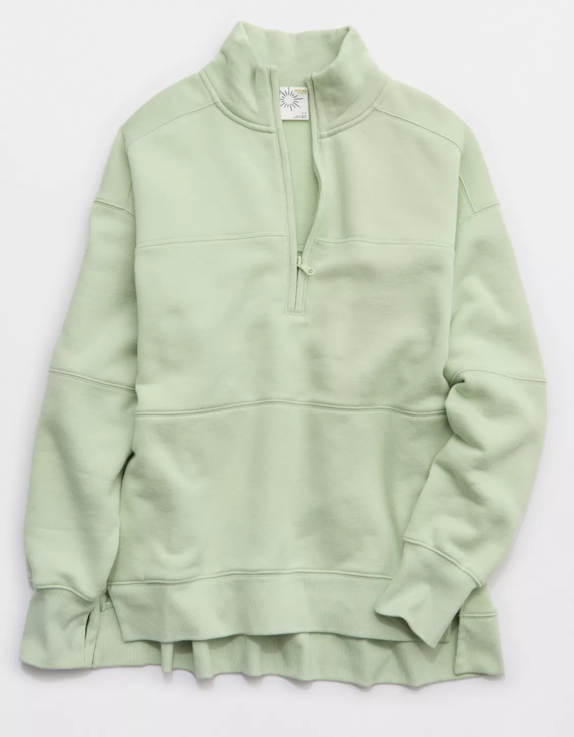 OFFLINE By Aerie Cloud Fleece Quarter Zip Sweatshirt | Aerie