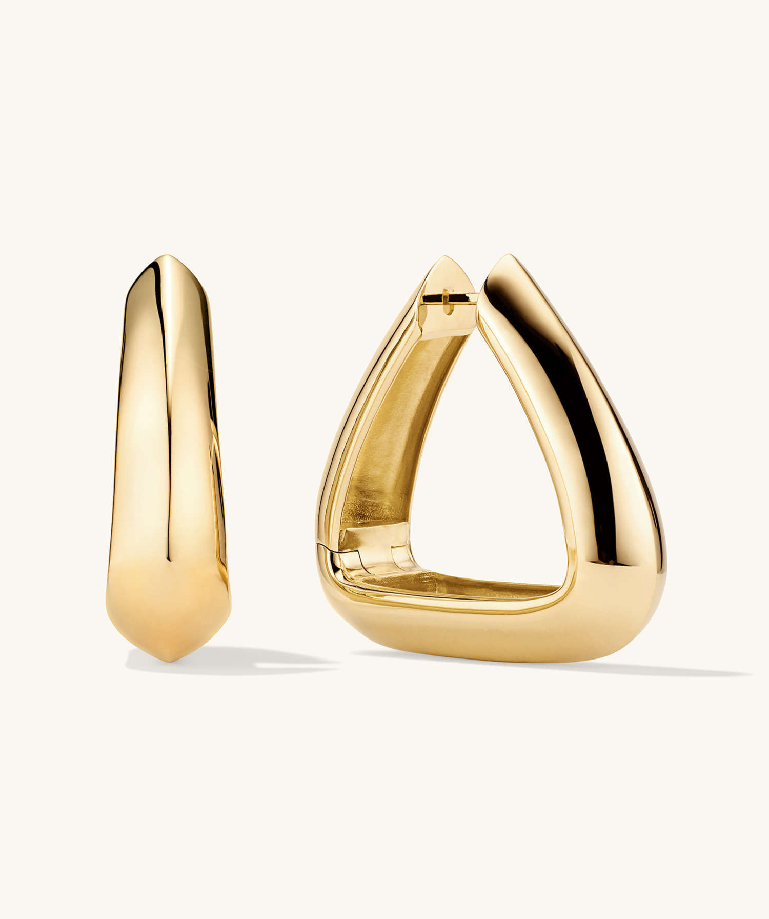 Pyra Oversized Hoops | Mejuri (Global)