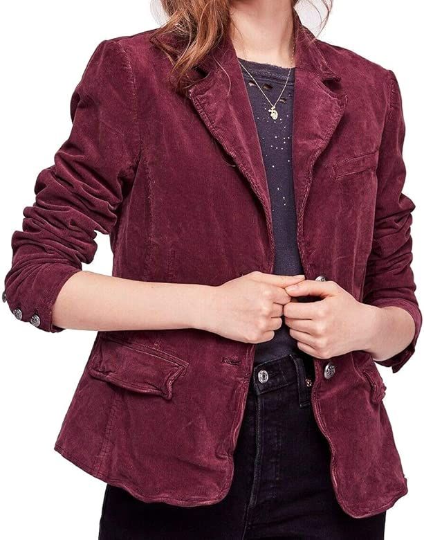 Women Mulberry Small Byron Corduroy Blazer Jacket | Amazon (US)