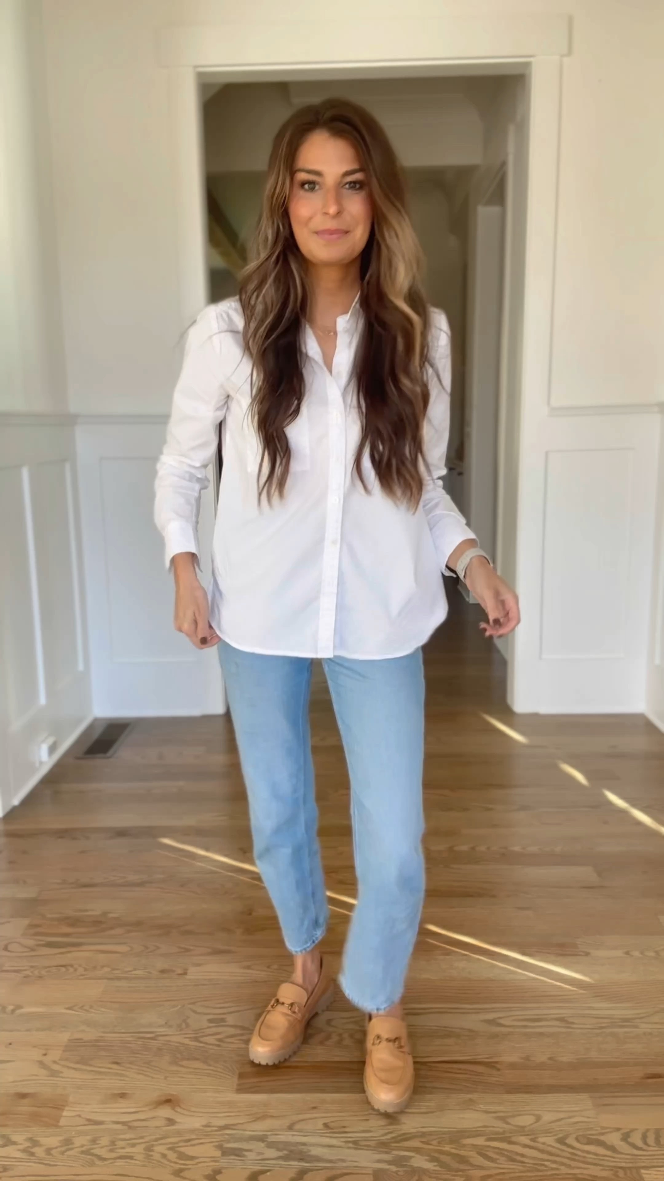 From rack to reality! So excited for this new series. 
Top - small 
Jeans - 26 
Shoes - linked similar 
Purse - OBSESSED w the color 

#LTKHolidaySale #LTKSeasonal #LTKGiftGuide