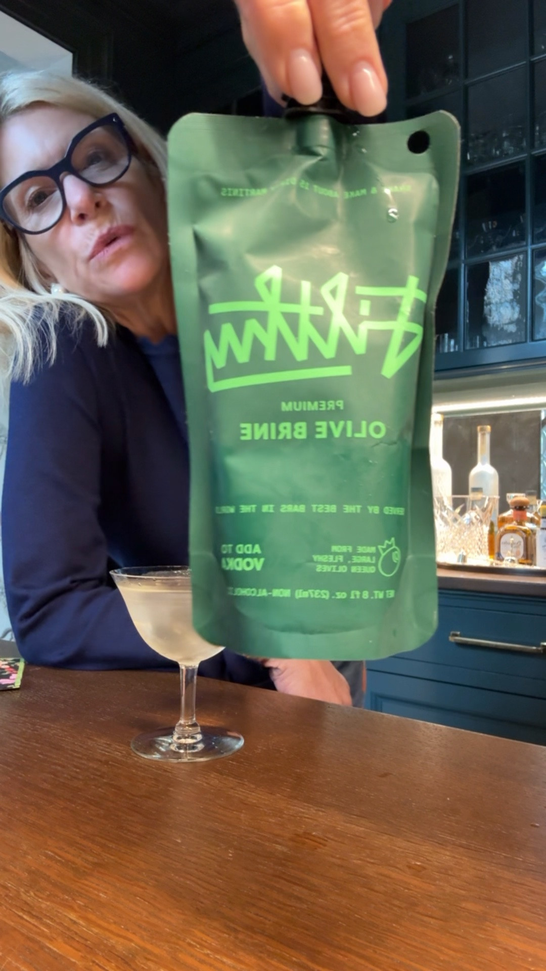 Tiny ‘tini time!  Using the Filthy olive brine

#LTKootd #LTKOver40