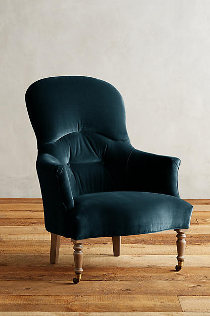 Velvet Parker Armchair | Anthropologie (US)