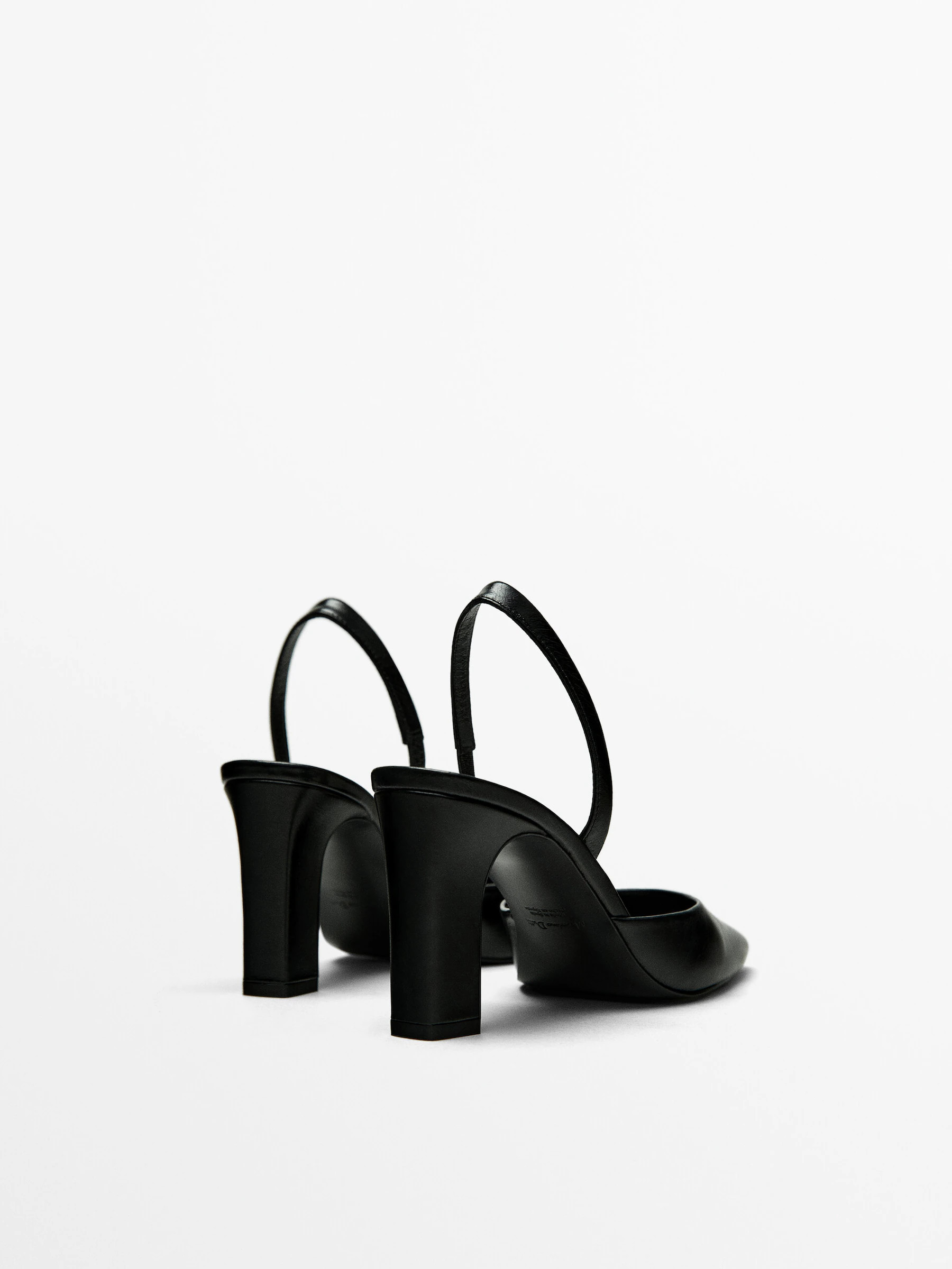 Heeled slingback shoes | Massimo Dutti US
