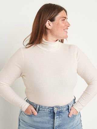 Rib-Knit Turtleneck Top for Women | Old Navy (US)