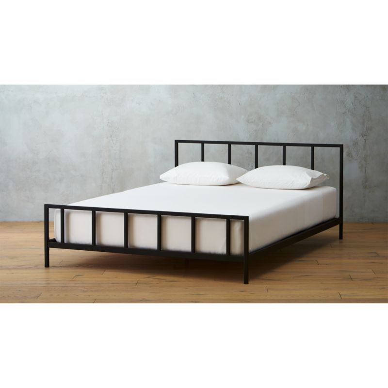 Alchemy Matte Black Bed | CB2 | CB2