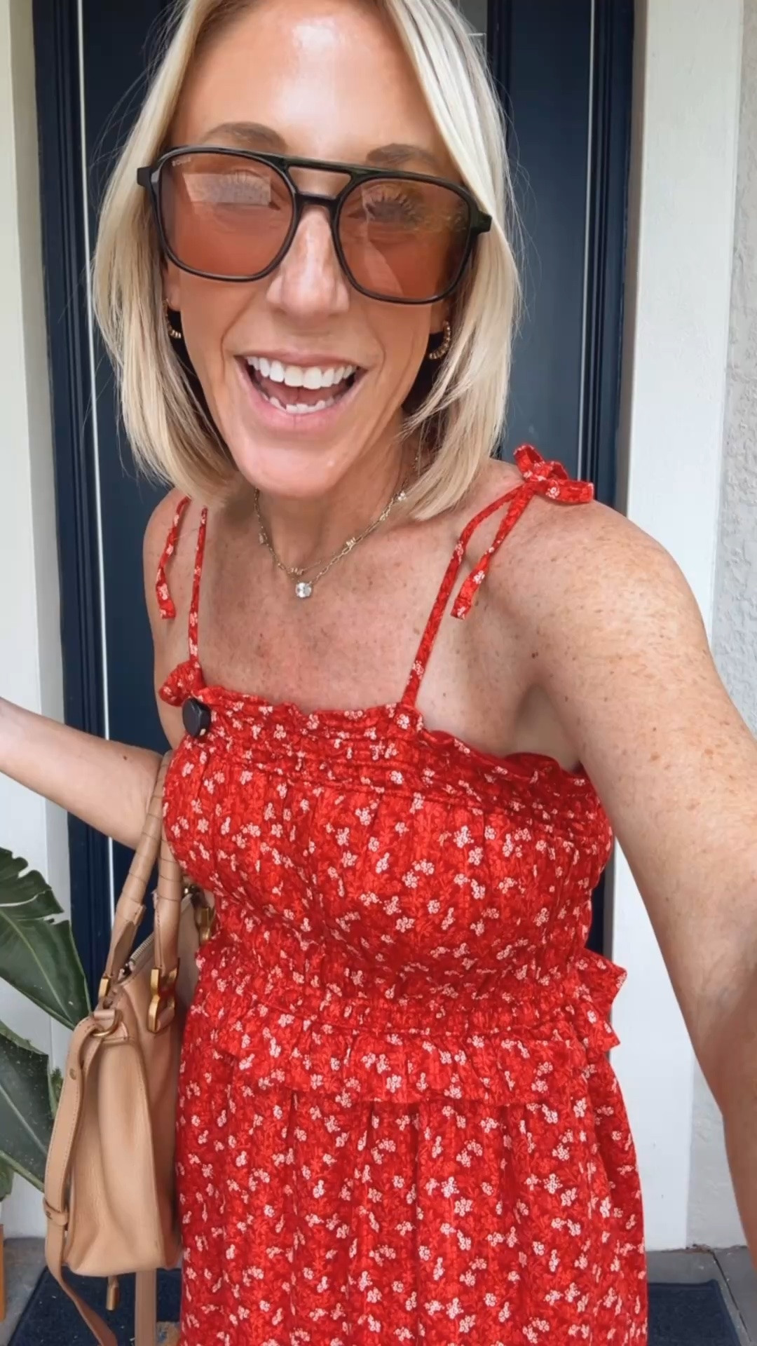 Outfit # 2 (for shopping with my mom):
• Midi dress - size XS. $29.98. 2 colors. 
• Sandals - tts.

#LTKOver40 #LTKSeasonal