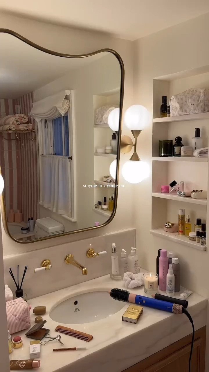 Stay in essentials ✨ Dyson Airwrap, Jo Malone Candle, ⁠Philip Kingsley Styling Primer, ⁠Hair by Sam McKnight, Living Proof De-Frizzer, L’Oréal Paris Elvive Glycolic Shampoo, ⁠Monday Conditioner, Cowshed Shower Scrub, Elemis Balm, ⁠GISOU Hair Oil, Color Wow Youth Juice
 

 #LTKuk #LTKeurope #LTKbeauty