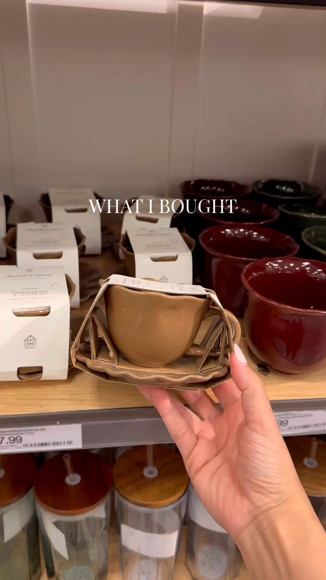 Comment MUG and I’ll send you the link 🤎☕️

It’s the little things… but these espresso cups make me so excited to make my coffee in the morning. The colors are so perfect for fall and look so cute styled on my coffee bar. 🍂

They also come in the prettiest burgundy color! 

#targetfind #falldecor #targetfall #fallcoffeebar #homedecorideas

#LTKSeasonal #LTKHome
