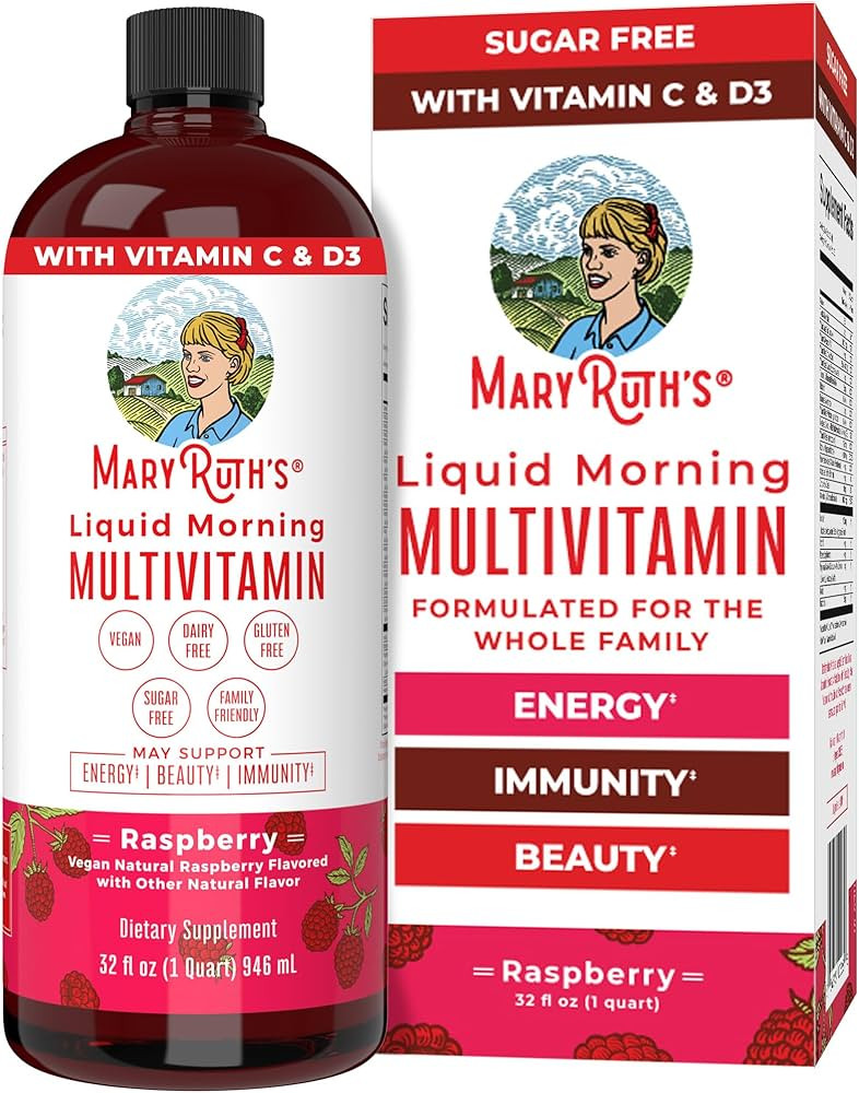 MaryRuth Organics Multivitamin for Women Men & Kids | Vegan, Sugar Free | Womens Multivitamin & M... | Amazon (US)