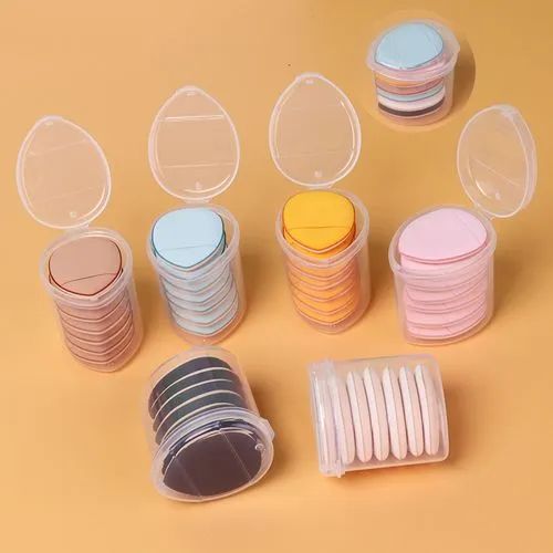 Stapi - Set of 6: Makeup Finger Cushion Puff + Puff Case | YesStyle Global