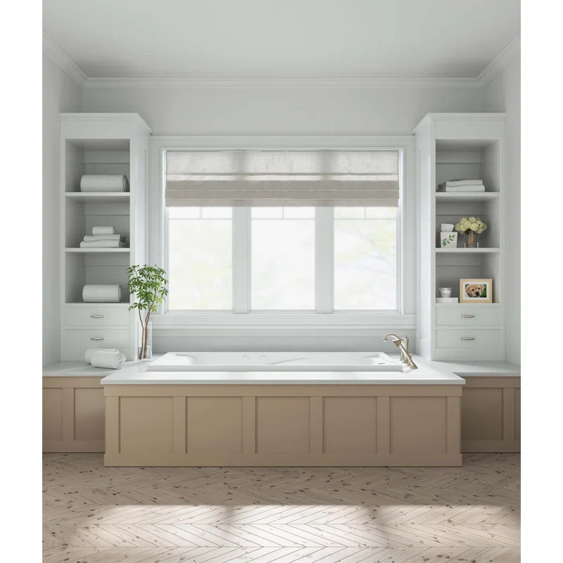 7236VC.020 Evolution 72" x 36" Undermount Whirlpool Fiberglass Bathtub | Wayfair North America