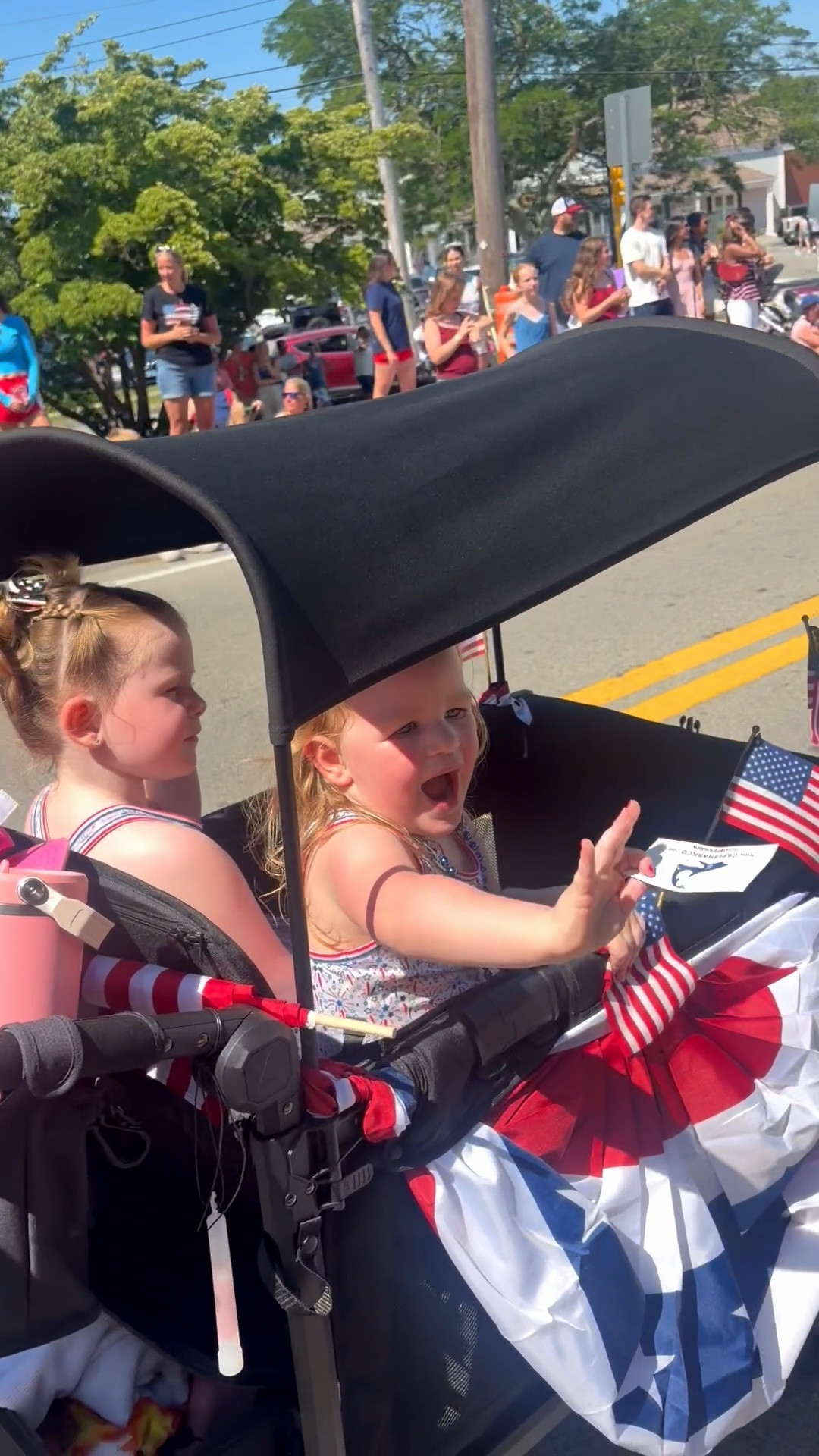 I swear by this wagon. Whether it’s pushing two or all four kiddos, 4+ cup holders, snack tray, extra storage, and a cooler. It is worth every penny! A wagon but pushes like a stroller. Bonus: people thought we were a part of the parade ha!

#LTKmomlife #LTKdayinmylife #LTKBaby