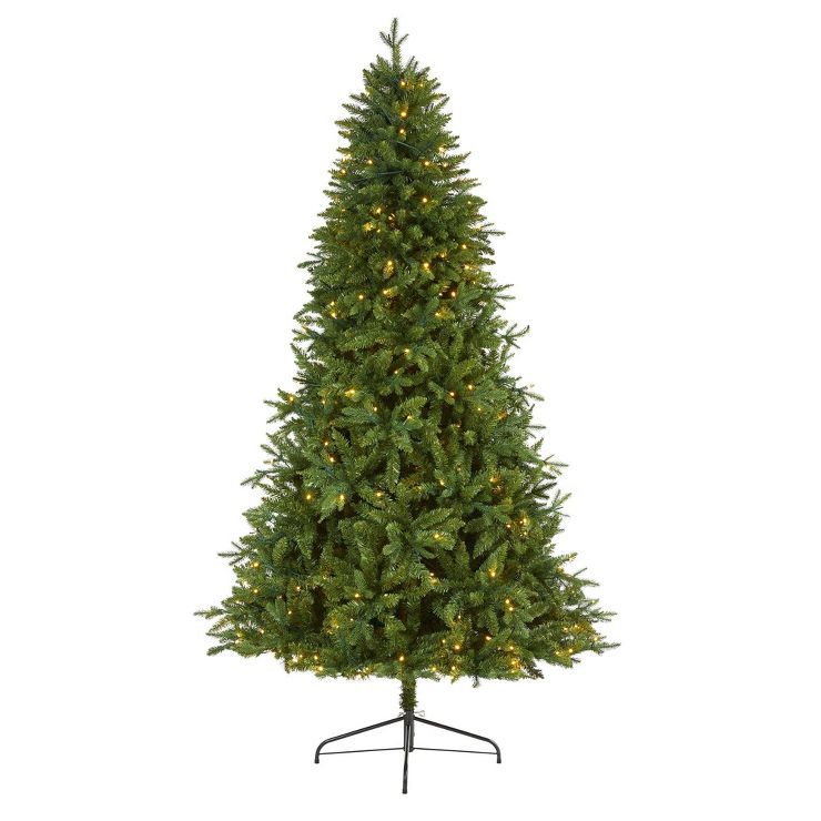 Nearly Natural 7' New Hampshire Fir Prelit LED Artificial Christmas Tree | Target