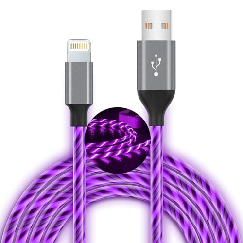 LED iPhone Charger Cord Light Up Lightning Cable | MFi Certified Apple Charger | Cool USB Fast Ch... | Amazon (US)