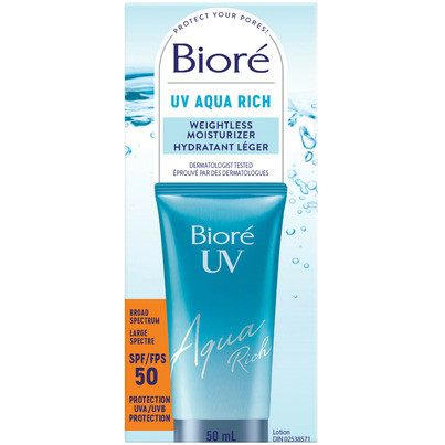 Biore UV Aqua Rich Weightless Moisturizer SPF 50 | Well.ca