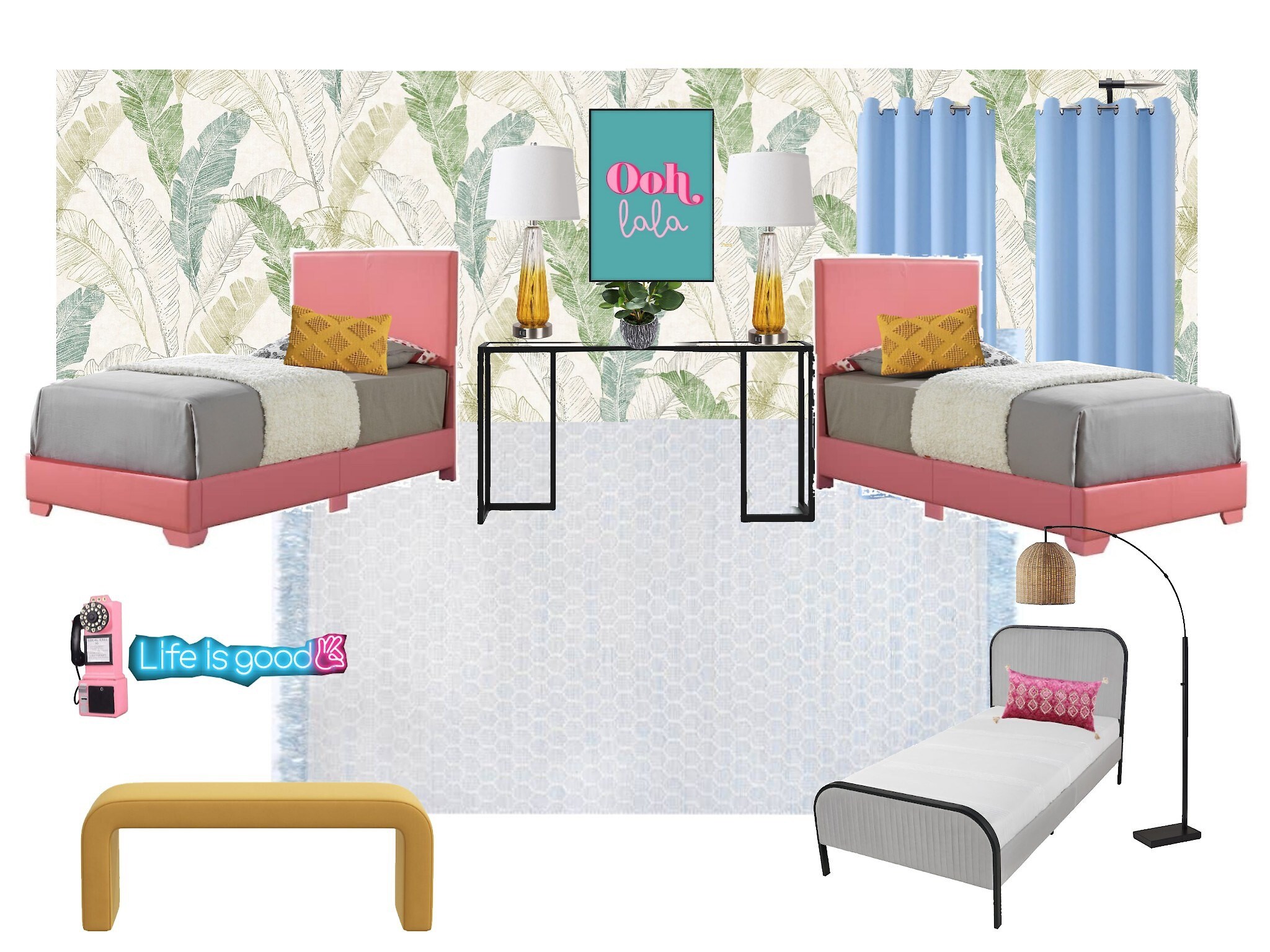 This bedroom sleeps 3 and puts a new spin on “girls night out”👯‍♀️💓

#LTKGiftGuide #LTKhome #LTKstyletip