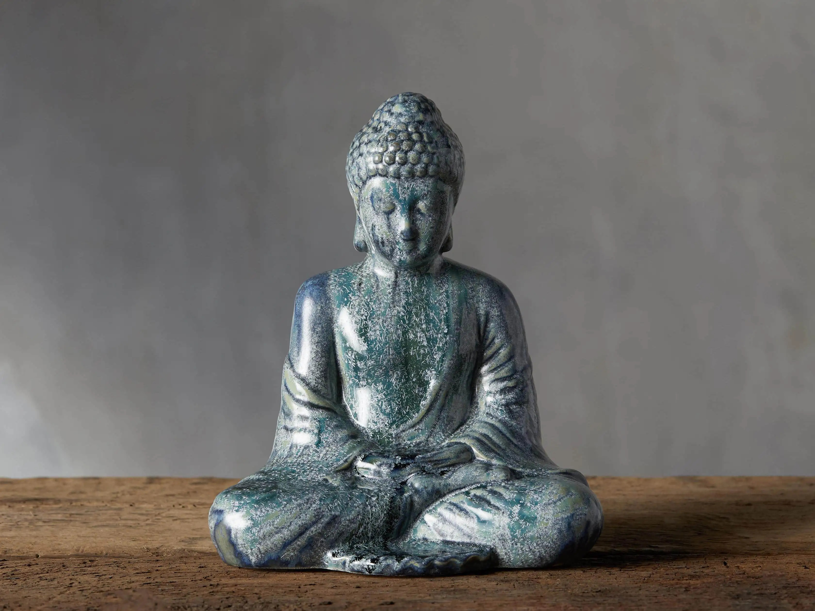Seated Blue Buddha | Arhaus