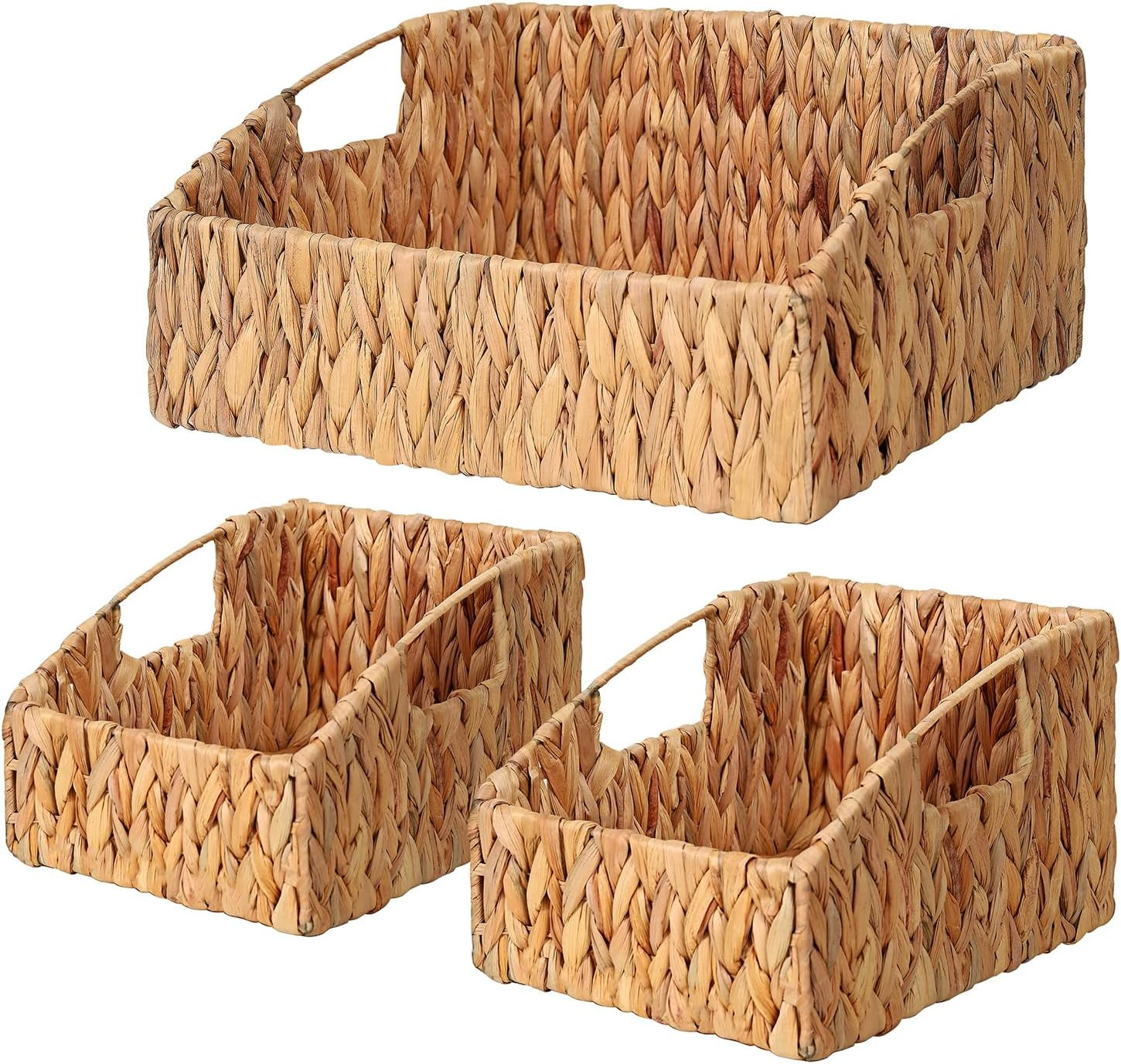 Pantry Baskets for Organizing, Wicker Basket Shelf Storage | Amazon (US)
