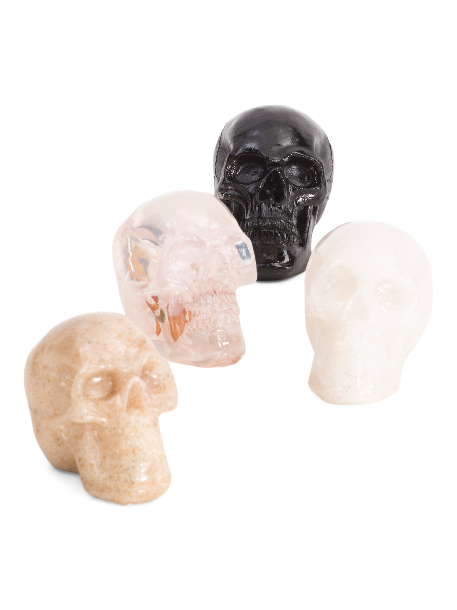 Set Of 4 3.75in Resin Skulls | Marshalls