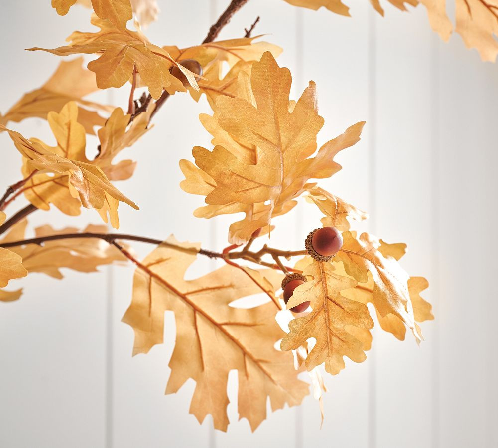 Faux Golden Oak Branch With Acorns | Pottery Barn (US)